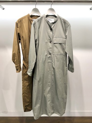 MHL マーガレットハウエル DRY COTTON POPLIN ワンピース